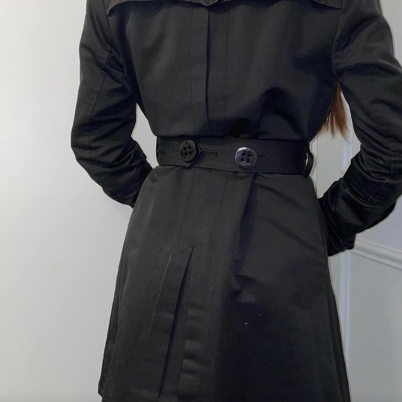 Women’s Black Soia & Kyo Size XS lined Trench Coat - Picture 2 of 7